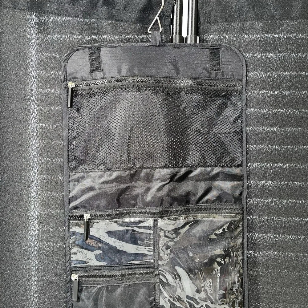 Makeup Travel Toiletries 2-Piece Bag Dorm Bathroom Organization Storage‎